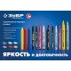 Разметочные восковые мелки красные, 6 шт ЗУБР 06330-3