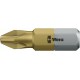 Бита PZ 2 x 25 мм сверхтвёрдая нитрид титана 1/4 C6.3 серия 855/1 TiN PZ Wera WE-480222