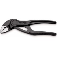 Клещи переставные XS 100 мм, зев 28 мм, фосфатированные, BK COBRA KN-8700100BK