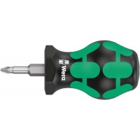 Отвёртка короткая крестовая PZ 1 x 25 мм Stubby серия 355 PZ Wera WE-008853