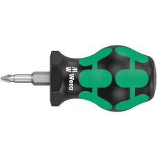 Отвёртка короткая крестовая PZ 1 x 25 мм Stubby серия 355 PZ Wera WE-008853
