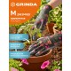 GRINDA PROTECT, M (8), садовые перчатки с прозрачным нитриловым покрытием, чёрные, 13 класс (11296-M)