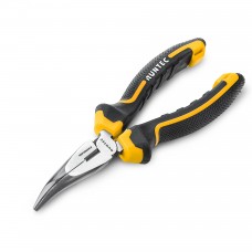 Длинногубцы изогнутые 160 мм RUNTEC RT-PLR03160