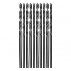 Сверло по металлу, 2 мм, полированное, HSS, 10 шт, цилиндрический хвостовик Matrix
