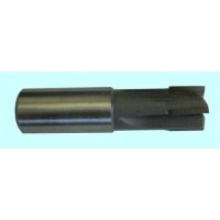 Фреза концевая d28,0х20х100 ц/х Т15К6 с прямой пластиной Z=4