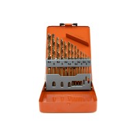 Набор сверл 1,5-6,5 13 штук Р6М5К5 (HSS-Co5) металлический кейс HORTZ