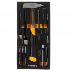 RUNTEC RT-PC1E12 Набор ударно-режущего инструмента RUNTEC в ложементе EVA, 12 предметов (RT-PC1E12)