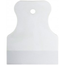 Шпатель резиновый белый 80 мм (06863)