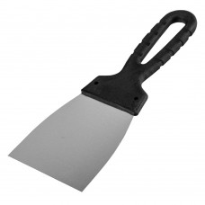 Шпательная лопатка из нержавеющей стали, 80 мм, пластмассовая ручка Sparta (85134)
