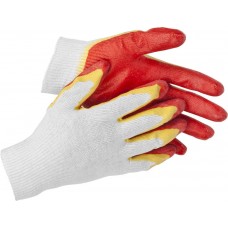 Перчатки х/б EXPERT-2, L-XL, с двойным латексным обливом, повышенная износостойкость STAYER 11409-XL
