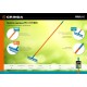Садовые грабли PR-12T FIBER, 380 х 100 х 1530 мм, 12 витых зубцов, углеродистая сталь, фибергласовый черенок, PROLine GRINDA 39654
