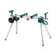 KRAFTOOL MSA-1200 U, (1120-2650)х765х970 мм, алюминиевый мобильный стол для торцовочных пил с ручкой и колесами (38782-2)