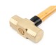 Кувалда 1 кг AlCu рукоятка дерево гикори искробезопасная 191G-1004, HORTZ
