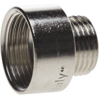 Переходник GENERAL FITTINGS удлиненный цилиндрический, никелированная латунь, 3/4