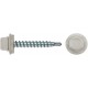 Шурупы кровельные со сверлом 4.8 х 32, белый RAL-9002 (фасовка 250 шт) (23568-4)