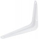 Уголок-кронштейн белый 75х100 мм (0,7 мм) (66001)