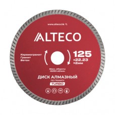 Диски алмазные по граниту турбо 125*22,23 ALTECO, шт