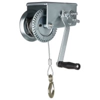 Лебедка шестеренчатая, тяга 0.8 т, тросовая Matrix (522735)