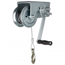 Лебедка шестеренчатая, тяга 0.8 т, тросовая Matrix (522735)