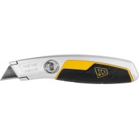 Металлический нож с выдвижным трапециевидным лезвием А24 JCB JLC006