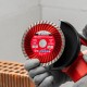 Диск алмазный, отрезной Turbo, 125 х 22.2 мм, сухая резка Matrix Professional (73179)