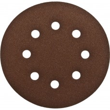 Круг шлифовальный Стандарт 150 мм, 6 отверстий, Р120, 5 шт ЗУБР 35350-150-120