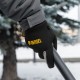 Перчатки универсальные, двойные, работа с сенсорным экраном, вязаная манжета, размер 9 Denzel (68093)