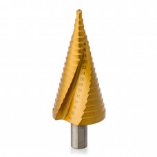 RUNTEC RT-DS4-40-19 Сверло ступенчатое RUNTEC 4-40 мм, 19 ступеней, HSS-TiN (RT-DS4-40-19)