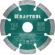 Алмазный диск LASER-UNIVERSAL, 115 мм (22.2 мм, 10?2.2 мм) KRAFTOOL 36680-115