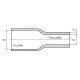 Трубка термоусадочная клеевая ТТ-AUTO(4:1)-8/1,7 (КВТ) (88182)