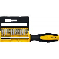 Отвертка-битодержатель с насадками 13 предм. Hercules-B13 STAYER 25813
