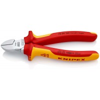 Бокорезы VDE, 160 мм, хром, 2-комп диэлектрические ручки, SB (KN-7006160SB)