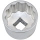 Головка, 1, 60 мм, торцевая, 12-гранная, GARWIN PRO, 610775-60