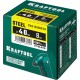 Стальные заклепки Steel, 4.0 x 8 мм, 1000 шт KRAFTOOL 311703-40-08