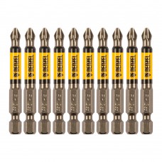 Бита PH2х60, сталь S2, цилиндр., 10 шт. Е 6,3 Denzel (11642)