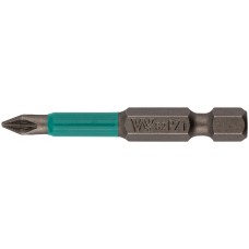 Биты WP, сталь S2, с насечкой, Профи, 50 мм PZ1, 10 шт. (57596)
