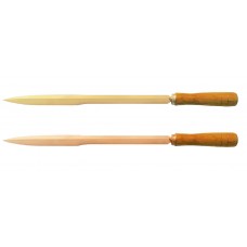 Шабер трехгранный 20х440 мм рукоятка деревянная искробезопасный 224C-1002  BeCu, HORTZ