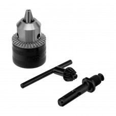 Патрон для дрели ключевой, 1.5-13 мм, 1/2, адаптер SDS Plus Сибртех (168177)