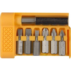 Набор бит 7 шт, с магнитным адаптером STAYER 26082-H7