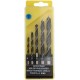 Набор сверл по дереву, пластиковый бокс, 5 шт.(4-5-6-8-10 мм) (36101)