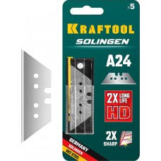 Трапециевидные лезвия Solingen-А24, 5 шт KRAFTOOL 09625-S5_z02