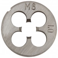 Плашка метрическая, легированная сталь М8х1,0 мм (70824)