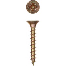 Саморез универсальный 25 х 4.0 мм, жёлтый цинк, 10000 шт СУ-Ж ЗУБР 4-300390-40-025