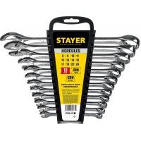Набор ключей комбинированных HERCULES, 12 шт, 8 - 24 мм STAYER Professional 27085-H12_z01