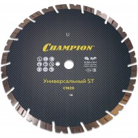 Диск алмазный CHAMPION универсальный ST 350/25,4/14 Fast Gripper (бетон, кирпич, тротуарная плитка) (C1620)