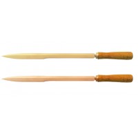 Шабер трехгранный 20х440 мм рукоятка деревянная искробезопасный 224C-1002  AlCu, HORTZ