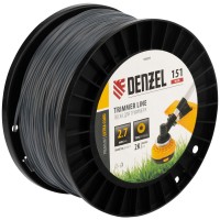 Леска для триммера двухкомпонентная круглая, 2,7мм х 151м, на DIN катушке EXTRA CORD Denzel (96809)