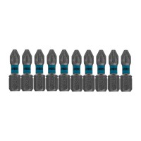 Бита торсионная PZ2 x 25 мм, для ударных шуруповертов, 10 шт. Gross (11484)