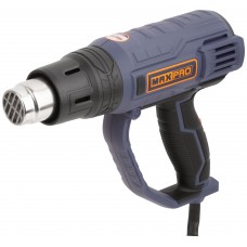 Фен технический 2000 Вт; 60/350/600°C; 500 л/мин; 0,76 кг; резиновый кабель; резиновые вставки MAX-PRO 85252