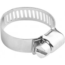 Хомут стальной Х-12П 65 - 89 мм, просечная лента 12.7 мм, цинк, 2 шт ЗУБР 37805-065-89-2